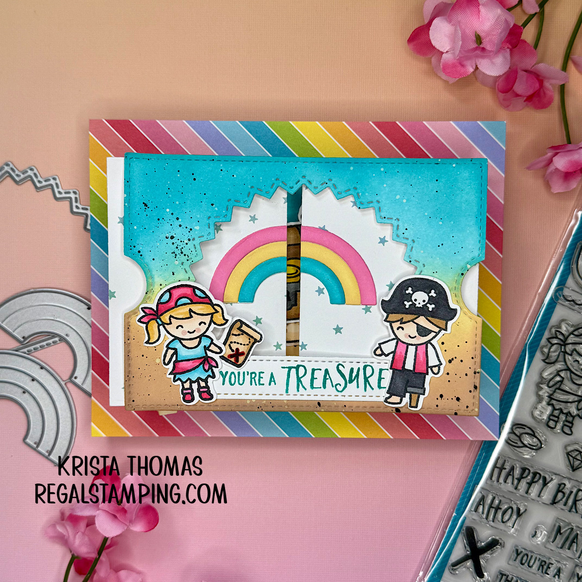 All Things Rainbow card challenge