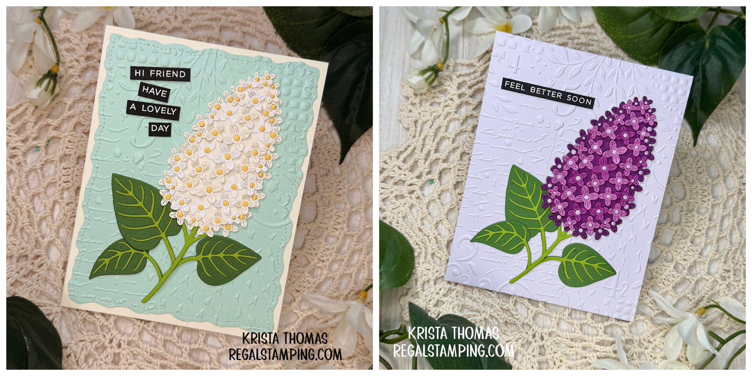 Layered Lilac Dies from Hero Arts