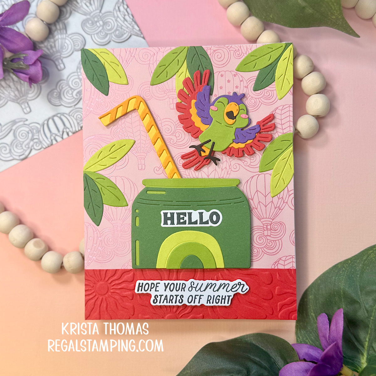 Pop of Summer greeting card