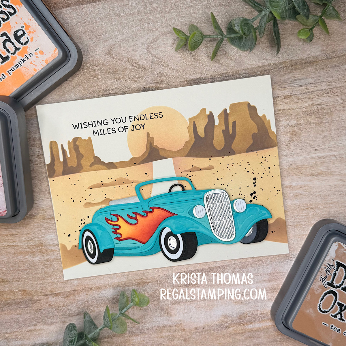 Hot Rod Flames Car Dies