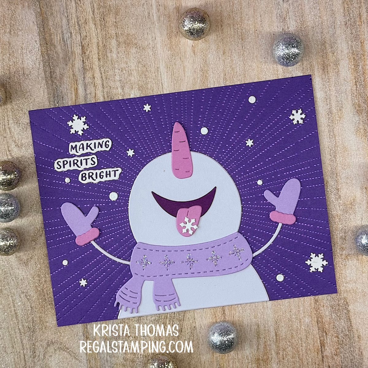 Snowman card